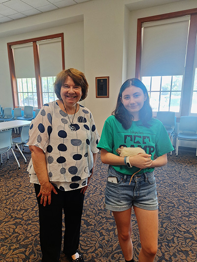 J.N. Courtney at the Pittsford Public Library